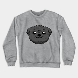 Black puppy cut shih tzu Crewneck Sweatshirt